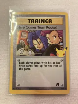 Pokemon TCG Here Comes Team Rocket! Celebrations: Classic Collection 15/82 Holo - Image 1