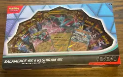 Pokemon Salamence ex & Reshiram ex Premium Collection Box Factory Sealed - Image 1