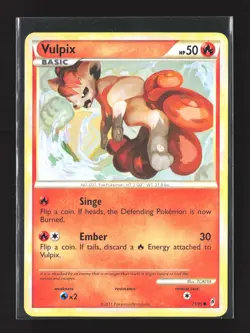 Pokemon Call of Legends #75/95 Common Vulpix - Image 1