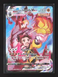 Pokemon Brilliant Stars #TG19/TG30 Ultra Rare Single Strike Urshifu VMAX Holo - Image 1