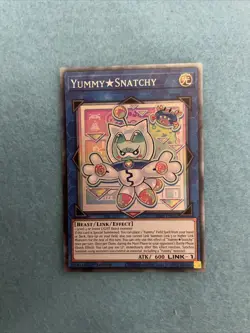 Yummy Snatchy 1st Edition Ultra Rare JUSH-EN022 Yu-Gi-Oh! English 2020 Etched - Image 1
