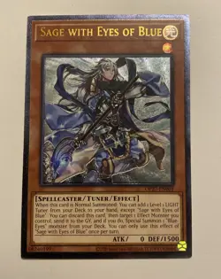 Yugioh - Sage with Eyes of Blue OP27-EN001 ULTIMATE NM X1 - Image 1
