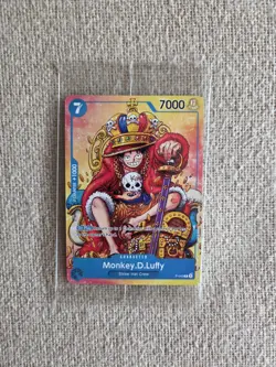 Sealed! Monkey D. Luffy P-043 (2nd Anniversary Stamped Promo) English One Piece - Image 1