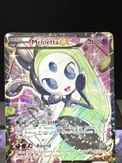 Pokemon Card Meloetta ex RC25/RC25 Legendary Treasures Full Art Rare LP - Image 2
