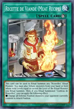Recette de Viande (Meat Recipe) - WISU-EN038 Super Rare | Yu-Gi-Oh! Card - Image 1