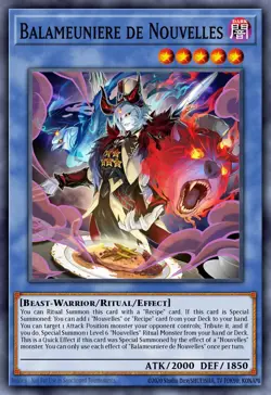 Balameuniere de Nouvelles - WISU-EN033 Super Rare | Yu-Gi-Oh! Card - Image 1
