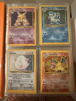 100% Complete Base Set 102/102 Vintage Master Pokemon Cards HOLO 1999 Charizard - Image 2