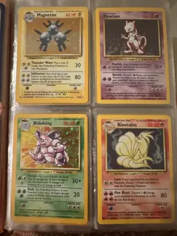 100% Complete Base Set 102/102 Vintage Master Pokemon Cards HOLO 1999 Charizard - Image 4