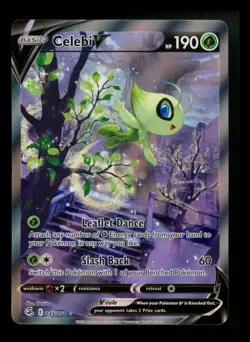 Celebi V 245/264 Fusion Strike 2021 Alt Art Holo Rare Pokemon Card TCG - Image 1