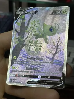 Celebi V 245/264 Fusion Strike 2021 Alt Art Holo Rare Pokemon Card TCG - Image 5