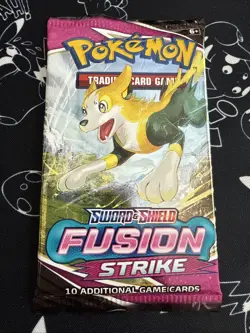 Pokemon TCG Fusion Strike Booster Pack - 10 Cards 820650809163 - Image 1
