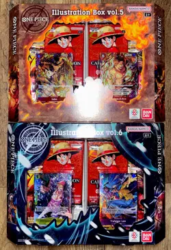 One Piece Card Game Illustration Box Vol.5 and Vol.6 NEW & SEALED - Image 1