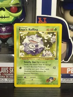 Pokemon TCG Gym Heroes - Koga’s Koffing #79/132 - Common Non-Holo Card - Image 1