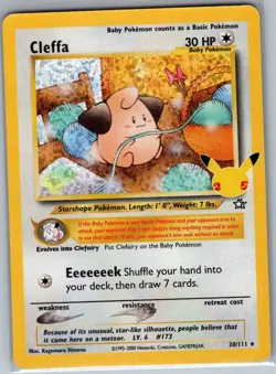 Cleffa 20/111 Celebrations: Classic Collection - Pokemon Card - NM - Image 1