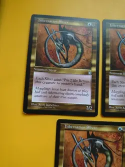 Hibernation Sliver x3 Stronghold Magic the Gathering 3 Card. - Image 4