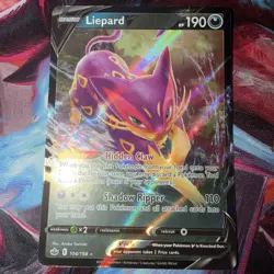 Liepard V 104/198 Full Art NM/M Chilling Reign Pokemon Card - Image 1