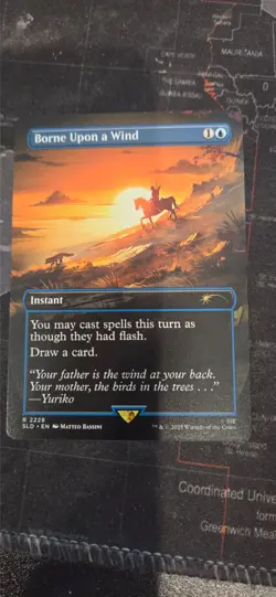 MtG Borne Upon a Wind Secret Lair - Image 1