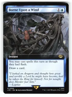 Borne Upon a Wind #350 (Extended Art) (NM) (Non-Foil) (LTR) Magic MTG - Image 1