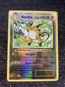 RAICHU REVERSE - POKEMON 36/108 XY 12 EVOLUTIONS NEUF ENGLISH - Image 1