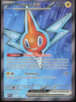 Carte Pokemon Motisma-ex 111/094 Flammes Fantasmagoriques Francais - Image 1