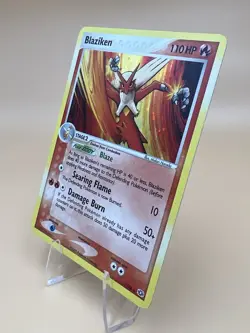 Blaziken Holo Rare 1/106 Pokemon TCG EX Emerald 2005 LP/MP - Image 3