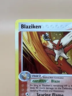 Blaziken Holo Rare 1/106 Pokemon TCG EX Emerald 2005 LP/MP - Image 5