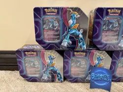 Pokemon TCG Paradox Destinies Iron Crown Ex Tin Lot Of 5 - Image 4