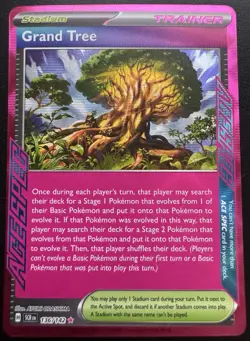 Grand Tree 136/142 Ace Spec Stellar Crown Pokemon TCG NM - Image 1