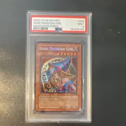 Konami Yu-Gi-Oh! Dark Magician Girl Magician's Force MFC-000 PSA 9 2003 - Image 1