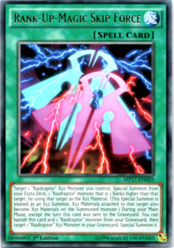 Rank-Up-Magic Skip Force - MP17-EN029 - Rare - 1st Edition Yugioh - Image 1