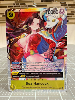 Boa Hancock OP14-112 SR The Azure Sea’s Seven Foil One Piece TCG English - Image 1