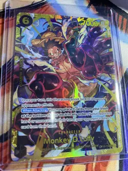 One Piece Royal Blood Monkey.D.Luffy-SEC OP10-118 English - Image 1