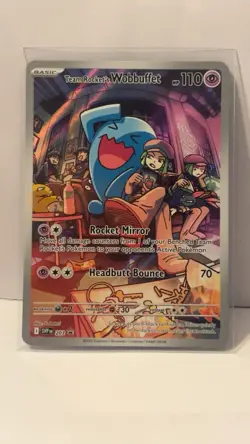 Team Rocket's Wobbuffet 203 Sv: Scarlet & Violet Promo Cards Holo - Image 1