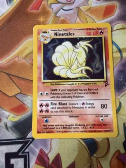 Pokemon Card: Ninetales HOLO 13/130 Base Set 2 Vintage Rare! NM / LP - Image 1