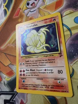 Pokemon Card: Ninetales HOLO 13/130 Base Set 2 Vintage Rare! NM / LP - Image 2