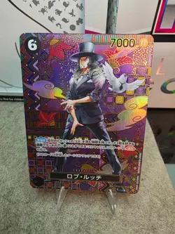 ONE PIECE Card Rob Lucci SR OP03-092 SP PAR Awakening of New Era OP05 JP - Image 1