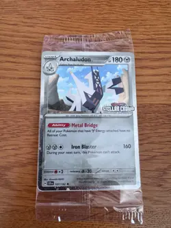 Archaludon 107/142 Promo Stellar Crown Stamped, Sealed Pokemon TCG Card New - Image 1