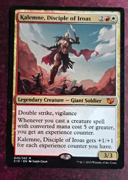 Magic the Gathering 45/342 Kalemne Disciple of Iroas Regular Mythic Card - Image 1