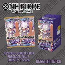 Pre Order ONE PIECE Card Game EB-04 Egghead Crisis Booster Box Sealed Japanese - Image 1