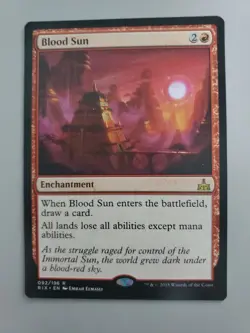 MTG Blood Sun Rivals of Ixalan Regular Rare - Image 1