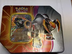 Pokemon Paradox Clash Iron Boulder ex Tin promo five packs NEW AND SEALED - Image 1