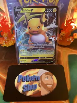 2023 Play! Pokemon Prize Pack Series 3 Raichu V 45 - NM - Image 1