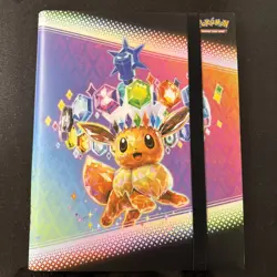 Pokemon Prismatic Evolutions BINDER ONLY - Image 1