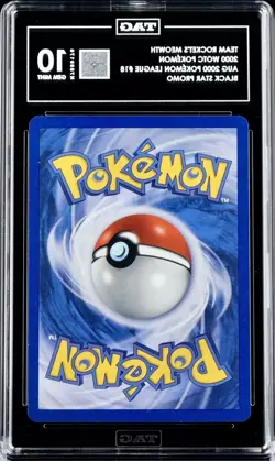 Pokemon TCG Team Rockets Meowth #18 WOTC Black Star TAG GEM MINT 10 - Image 2