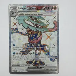 Greninja ex 198/167 Twilight Masquerade Ultra Rare Full Art Pokemon MINT - Image 1