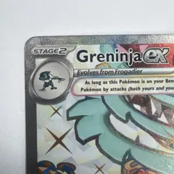 Greninja ex 198/167 Twilight Masquerade Ultra Rare Full Art Pokemon MINT - Image 2