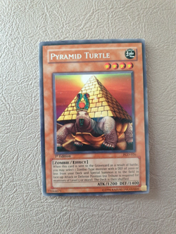 YUGIOH PYRAMID TURTLE RARE PGD-026 1ST ED LP - Image 1