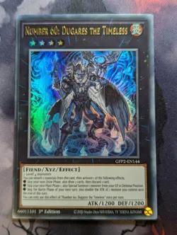 YuGiOh Number 60: Dugares the Timeless Ultra Rare 1st Edition NM GFP2-EN144 - Image 1