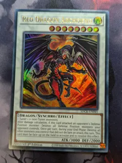 Red Dragon Archfiend SDCK-EN045 Ultra Rare 1st Edition Yugioh NM - Image 1