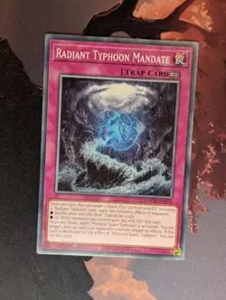 Radiant Typhoon Mandate DOOD-EN076 1st Edition YuGiOh TCG Card Common - Image 1